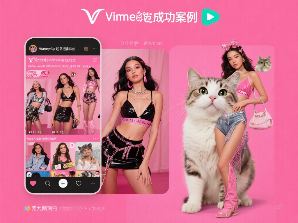 一个成功的案例是，一位知名网红利用维密猫